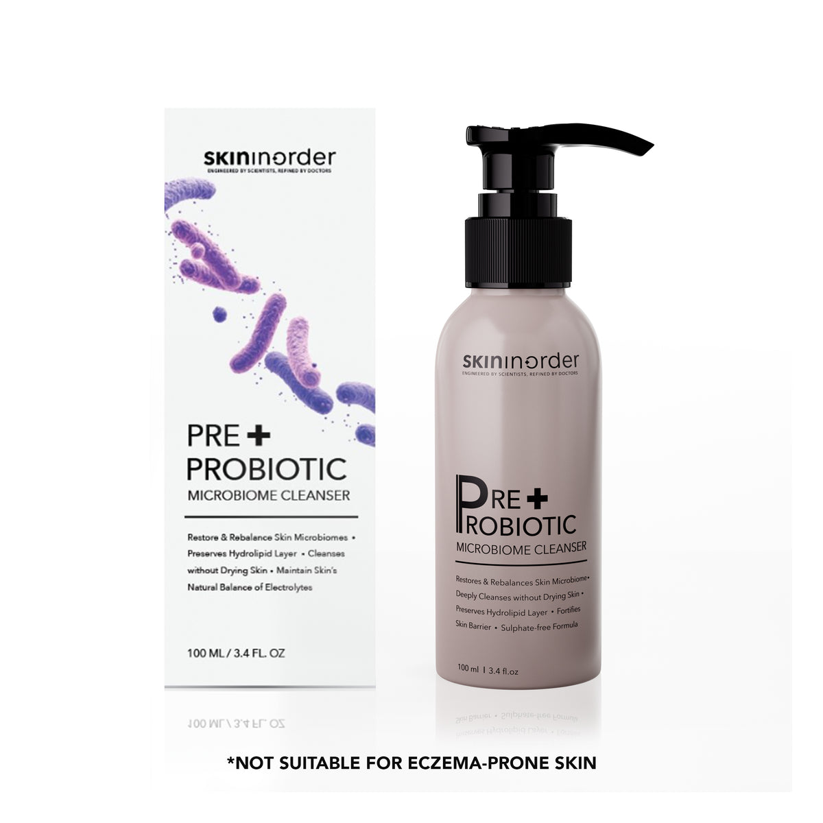 Pre+ Probiotic Microbiome Cleanser – SKIN IN ORDER