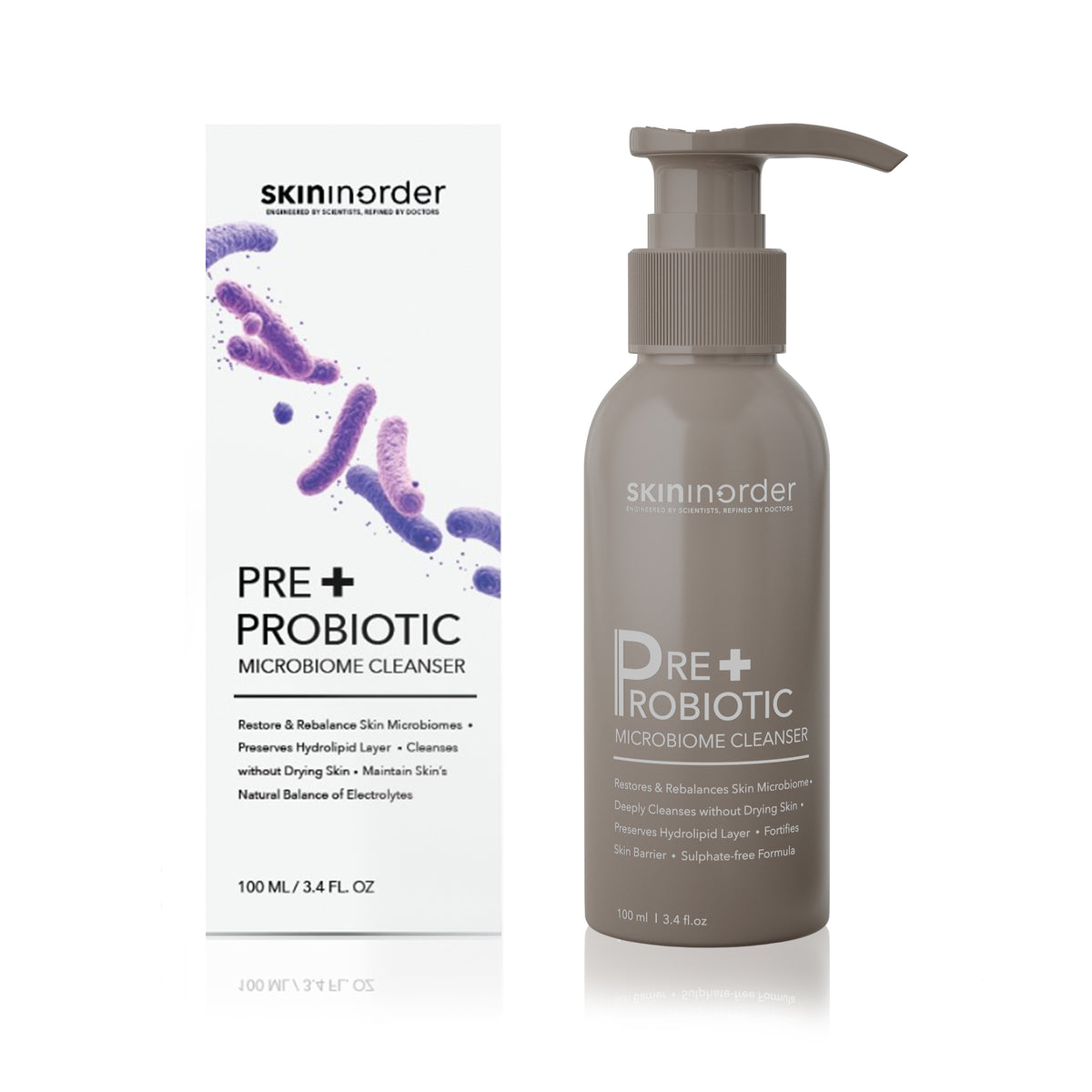 Pre+ Probiotic Microbiome Cleanser – SKIN IN ORDER